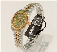 Orologio Lowell Donna Class bicolor green in Acciaio PL4700-24R - PL4700-24R